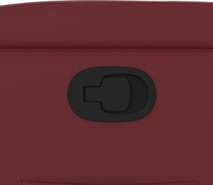 vidaXL Podnoszony fotel rozkładany, winna czerwień, sztuczna skóra 12