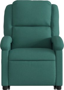 vidaXL Podnoszony fotel masujący, elektryczny, rozkładany, zielony 9
