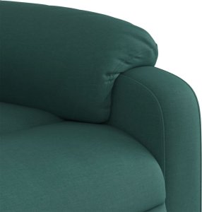 vidaXL Podnoszony fotel masujący, elektryczny, rozkładany, zielony 12