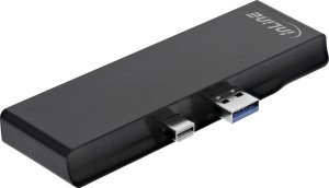 Canyon InLine® MultiHub, Surface Pro 4/5/6, 3-Port USB 3.2 Type-A female, HDMI 4K, Cardreader, black 2