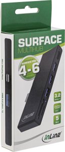 Canyon InLine® MultiHub, Surface Pro 4/5/6, 3-Port USB 3.2 Type-A female, HDMI 4K, Cardreader, black 8