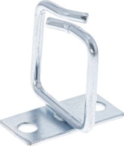 Organizer Triton InLine® Cable bracket, metal, zinc plated, 80x80mm 1