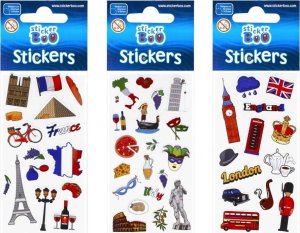 STICKERBOO NAKLEJ EUROPE TRAVEL 66X180 S-BOO PBH 120/1800 4