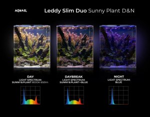 Aquael Zestaw Opti Bent Set Day & Night [30l] - biały 12