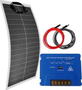 SolarFam Zestaw solarny 150W 12V MPPT 15A 1