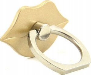 Vega UCHWYT TELEFONU STOJAK USTA ZŁOTY UNIWERSALNY NA RĘKĘ RING HOLDER 3