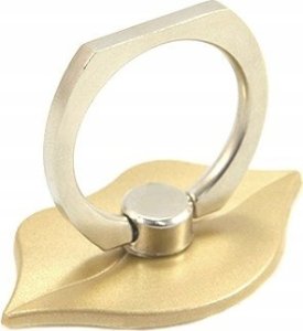 Vega UCHWYT TELEFONU STOJAK USTA ZŁOTY UNIWERSALNY NA RĘKĘ RING HOLDER 4