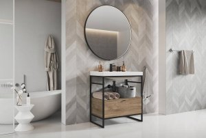 RE010800077050 / ELITA / INDUS / SZAFKA 80 1S DĄB CANELA DO STELAŻA / 168676 / 7