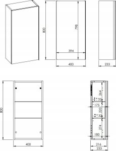 XXX 168584 WISZĄCA LOOK 40 1D (21,6) NAVY BLUE MATT // EL.168584 2