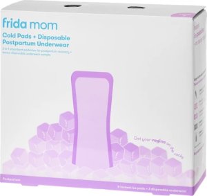 Majtki poporodowe FRIDA_Frida Mom Cold Pads Poporodowe wkładki chłodzące 8szt + majtki jednorazowe 2szt 1