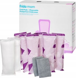 Majtki poporodowe FRIDA_Frida Mom Cold Pads Poporodowe wkładki chłodzące 8szt + majtki jednorazowe 2szt 8