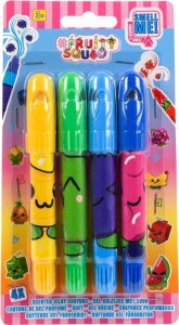 Create it! FRUITYSQUAD pachnące kredki żelowe 4szt FS60373 3