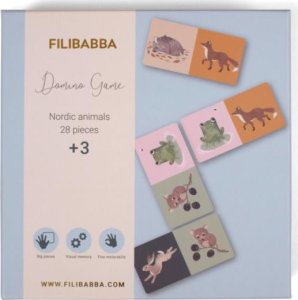 Filibabba Gra Domino Nordic animals 1