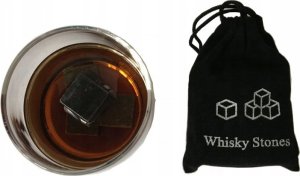 Kamienne kostki lodu do whisky - 9 sztuk + Worek 5