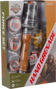 GRANAT RĘCZNY DYMNY  WOJSKOWY ZABAWKOWY NA WODĘ ŚWIATŁO DŹWIĘK 5