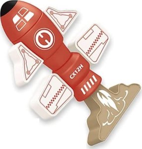 Klocki Magnetyczne Magnetyczna RAKIETA Na magnesy 4