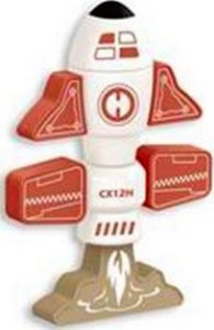 Klocki Magnetyczne Magnetyczna RAKIETA Na magnesy 5