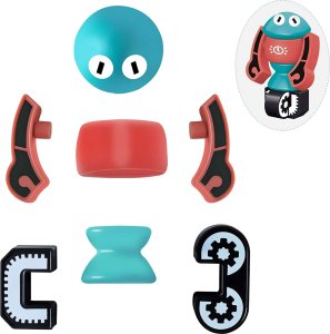 Klocki Magnetyczne Magnetyczny ROBOT Na magnesy 4