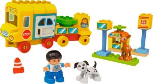 KLOCKI ZESTAW AUTOBUS SZKOLNY 39el. 3 FIGURKI 3