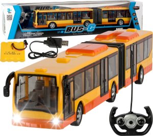 Autobus Przegubowy Miejski RC Sterowany LED Akumulator 1