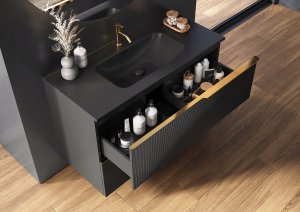 RE010804047160 / ELITA / SOHO / SZAFKA 80 2S BLACK MATT PDW / 168743 / 7