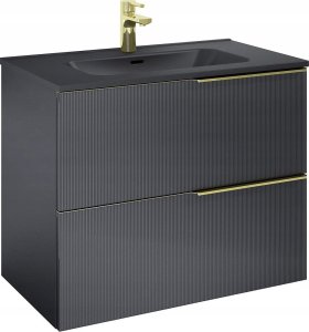 RE010804047160 / ELITA / SOHO / SZAFKA 80 2S BLACK MATT PDW / 168743 / 8