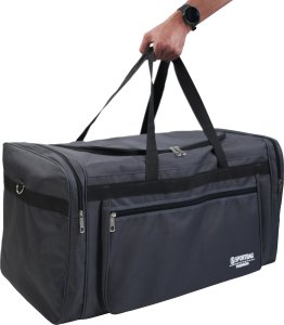 Topeshop TORBA PODRÓŻNA TURYSTYCZNA WALIZKA BAGAŻ 160L SZARA 4