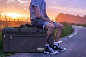 Topeshop TORBA PODRÓŻNA TURYSTYCZNA WALIZKA BAGAŻ 160L SZARA 6