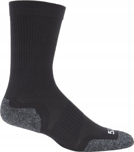 5.11 Tactical 5.11 SLIP STREAM CREW SOCK-BLACK-L MENS 10033-19 1