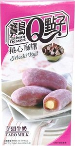 Taro Milk Mochi Roll 1