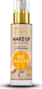 BIELENDA_Make-Up Academie płynny fluid z witaminami A + C + E odcień jasny 0 30ml 3