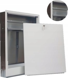 SZPMS-2 SZAFKA PODTYNKOWA Z MASKOWNICĄ I MIEJSCEM NA STEROWANIE 6 OBWODÓW SZER X WYS X GŁ 472X730(ZEW.) 430X730(WEW.) X120 SIGMA-LI // TG.SZPMS-2 2