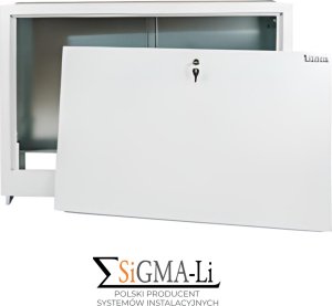 SZPMS-4 SZAFKA PODTYNKOWA Z MASKOWNICĄ I MIEJSCEM NA STEROWANIE 10 OBWODÓW SZER X WYS X GŁ 752X730(ZEW.) 710X730(WEW.) X120 SIGMA-LI // TG.SZPMS-4 2