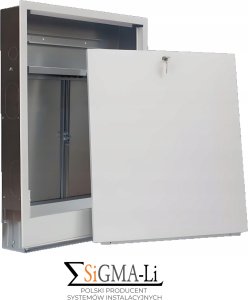 SZPMS-4 SZAFKA PODTYNKOWA Z MASKOWNICĄ I MIEJSCEM NA STEROWANIE 10 OBWODÓW SZER X WYS X GŁ 752X730(ZEW.) 710X730(WEW.) X120 SIGMA-LI // TG.SZPMS-4 4