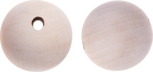 DP Craft DREWNIANE KORALIKI, KULKI 50 MM, 2 SZT. 2