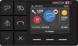 Wideorejestrator Yanosik S-Clusive Gtr Antyradar 7