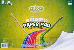 Cricco Blok techniczny A3/10K biały CRICCO 2