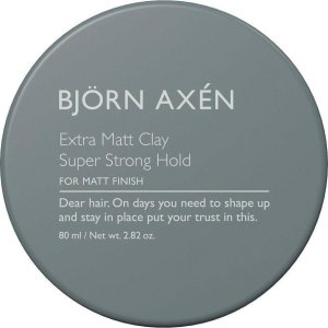 BJORN AXEN_Extra Matt Clay Super Strong Hold matowa i odżywcza glina do wlosów 80ml 1