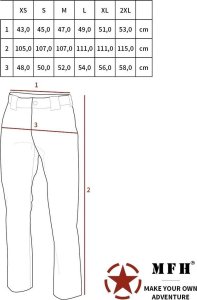 Fox Spodnie Trekking Hose"Rachel" oliwkowe M 5