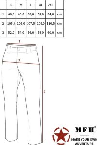 Fox Spodnie Multifunktionshose Microfaser oliwkowe S 4