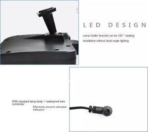 Ścienna lampa solarna SMT-F120-6COB pilot, czujnik ruchu i zmierzchu Ścienna lampa solarna SMT-F120-6COB pilot, czujnik ruchu i zmierzchu 11