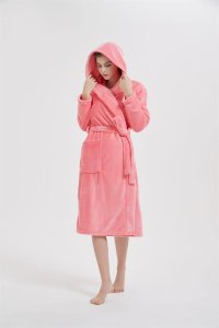 Spod Igły i Nitki Szlafrok Mikrofibra z Kapturem L/XL Carlo Arbuz 3