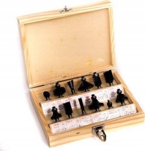 Frezarka Hikoki HIKOKI Zestaw frezów do drewna 6 MM 12 szt. 2