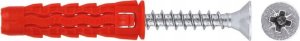 Rawlplug Kołek uniwersalny 10x60/70, wkręt z łbem stożkowym, karton (SFXP-10060070 x 50szt.) 2