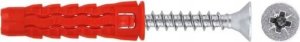 Rawlplug Kołek uniwersalny 10x60/70, wkręt z łbem stożkowym, karton (SFXP-10060070 x 50szt.) 24
