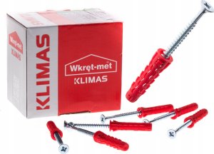 Rawlplug Kołek uniwersalny 10x60/70, wkręt z łbem stożkowym, karton (SFXP-10060070 x 50szt.) 5