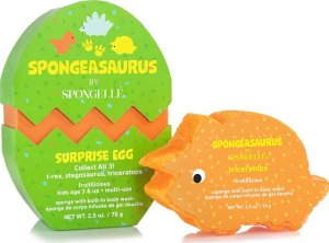 SPONGELLE_Sponge Animal Spongeasaurus Collection gąbka w kształcie dinozaurów dla dzieci Triceratops 1