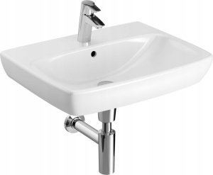 Umywalka 500.300.01.7 / GEBERIT / SELNOVA SQUARE / UMYWALKA, B60CM, H18CM, T46CM, Z PRZELEWEM, Z OTWOREM NA BATERIĘ / 6