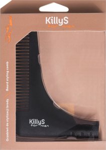 KILLYS_For Men Beard Styling Comb drewniany grzebień do stylizacji brody 1