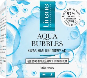 LIRENE_Aqua Bubbles Hyaluronic Acid 4D głęboko nawilżający hydrokrem do każdego rodzaju skóry 50ml 1